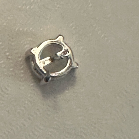 Sterling Silver Teardrop Opal Pendant with amethyst accents stones .  NWOT - Picture 4 of 14